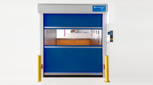 cửa cuốc tốc độ cao PVC - Đồng bộ