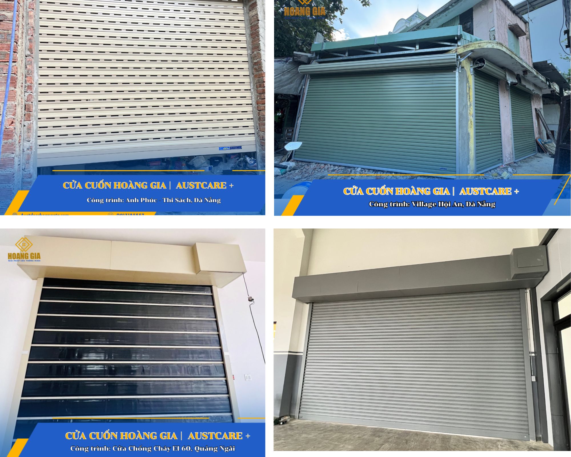 cac dong cua cuon austdoor Cửa Cuốn Đà Nẵng Chính Hãng | Đại Lý Austdoor Uy Tín - Austdoor Hoàng Gia